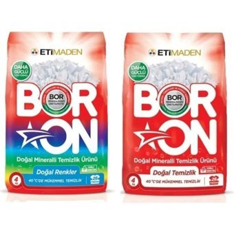 Eti Maden Boron Renkliler ve Beyazlar İçin Toz Deterjan 4+4 kg