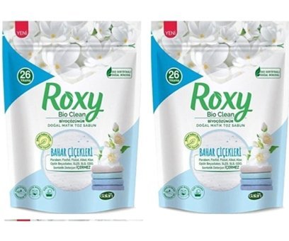 Dalan Roxy Bio Clean Renkliler ve Beyazlar İçin 32 Yıkama Toz Deterjan 2x800 gr