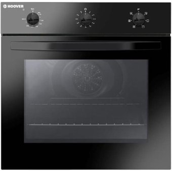 Hoover HON602B-E 65 lt A Enerji Sınıfı Analog Rustik Ocaksız Tam Boy Ankastre Fırın Siyah