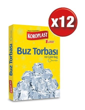 Koroplast Orta Boy Buz Torbası 12x7'li