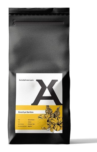 Kurukahveci Aziz Brezilya Santos Filtre Kahve 500 gr