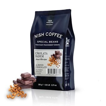 Nish Coffee Çikolata Badem Aromalı Filtre Kahve 250 gr