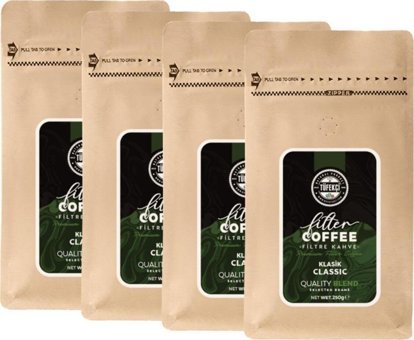 By Tüfekçi Quality Blend Öğütülmüş Filtre Kahve 4x250 Gr