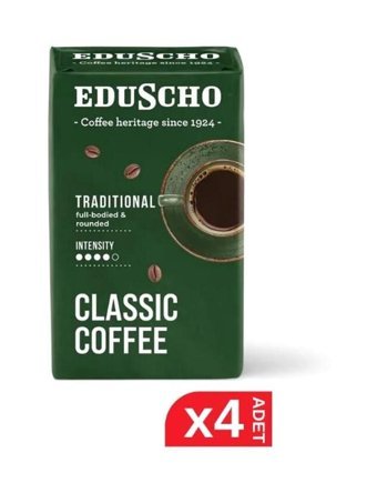 Eduscho Classic Traditional Filtre Kahve 4x250gr