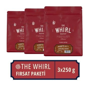 The Whirl Filtre Brunette 431°f Çekilmiş Filtre Kahve 3x250 gr.