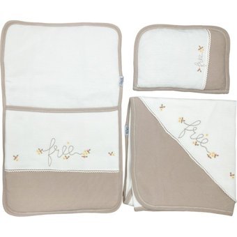 Gaye 1504 Yastıklı Silinebilir Yıkanabilir 65x40 cm 3'lü Alt Açma Minderi