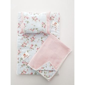 İlkim Bebe Yastıklı Yıkanabilir 60x90 cm Alt Açma Minderi Pembe
