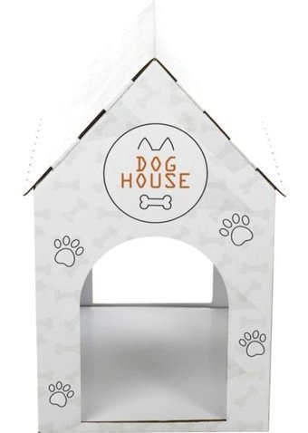 Prigo Katlanır İç-Dış Mekan Karton Köpek Kulübesi