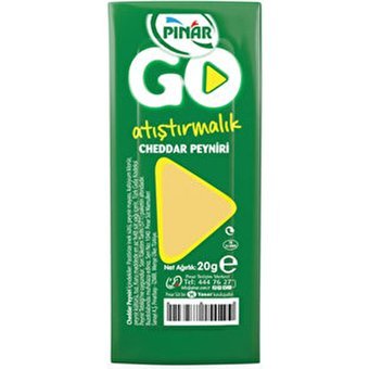 Pınar Atıştırmalık Cheddar İnek Peyniri 20 gr