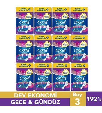 Orkid Platinum Normal 16'lı Hijyenik Ped 12 Adet