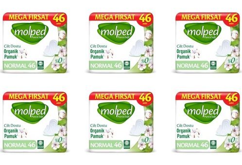 Molped Pure & Soft Normal 46'lı Hijyenik Ped 6 Adet