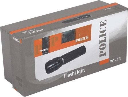 Police Pc-13 Basmalı Uzun Menzil LED Pilli El Feneri