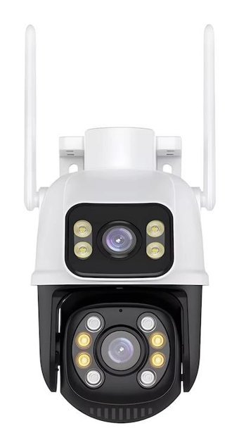 Avenir Av-s307 Wi-Fi Mini 2 Kameralı 360 Derece Dönme Gece Görüşlü IP Dış Mekan Kablolu Güvenlik Kamerası
