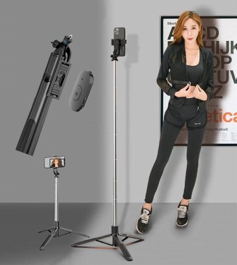 Coverzone Q05 Masaüstü Telefon Tripod 158 cm