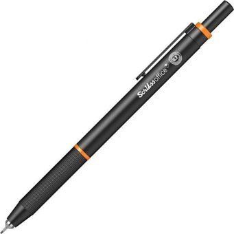 Scrikss Twist Silgili Metal Metalik Turuncu 0.7 mm Uçlu Versatil Kalem