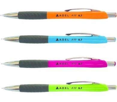 Adel A10 Silgili Plastik Neon Çok Renkli 0.7 mm Uçlu Versatil Kalem
