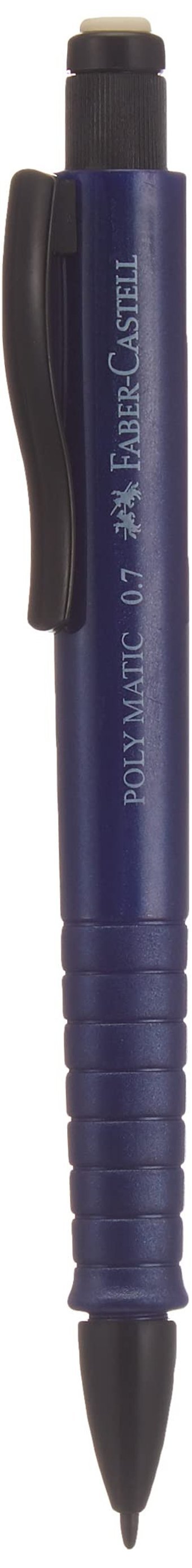 Faber-Castell Polymatic 2329 Silgili Plastik Metalik Mavi 0.7 mm Uçlu Versatil Kalem