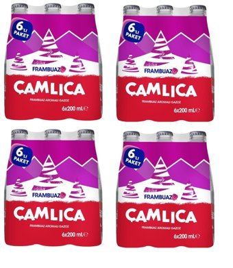 Çamlıca Frambuazlı Şişe Light Gazoz 24x200 ml