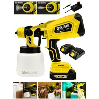 Graizer S 999 Vf 1 lt 1.8 mm Alttan Depolu Akülü Akülü Boya Tabancası