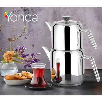 Lines Yonca Rüya Çelik Çaydanlık Gümüş