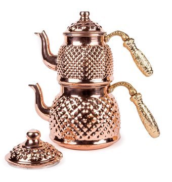 Handygoo Keops Bakır Çaydanlık Gold