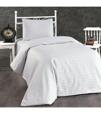 Alena Home Style Gold Serisi 120x200 cm Lastikli Çarşaflı Düz Tek Kişilik Nevresim Takımı Çok Renkli