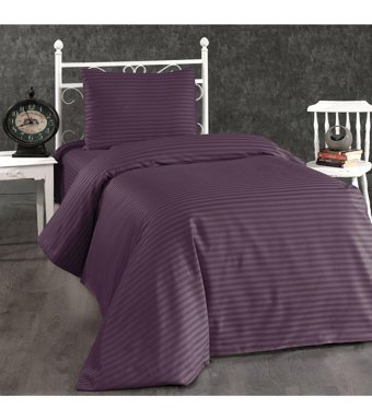Alena Home Style Gold Serisi 120x200 cm Lastikli Çarşaflı Düz Tek Kişilik Nevresim Takımı Çok Renkli