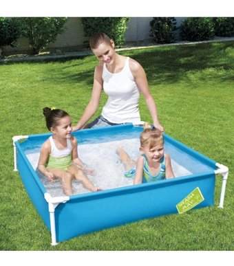 Bestway Dikdörtgen 30x122 cm Şişme Havuz Mavi