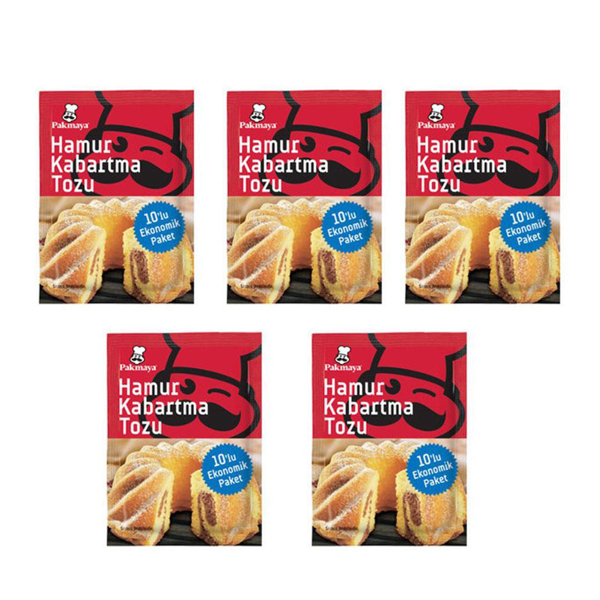 Pakmaya Kabartma Tozu 5 x 100 gr