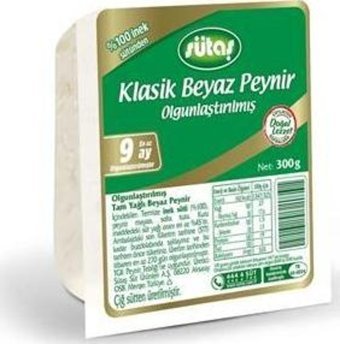 Sütaş Beyaz İnek Peynir 300 gr