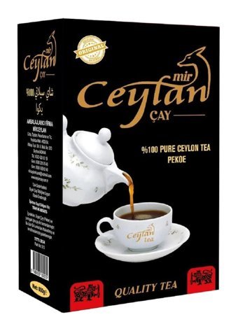 Ceylan çay 400 gr Ithal Seylan Sri Lanka Ceylon Siyah Yaprak Kaçak Çayı