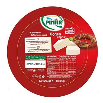 Pınar Yarım Yağlı Üçgen İnek Peyniri 8x25 gr