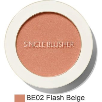 The Saem Single Flash Beige Işıltılı Toz Allık