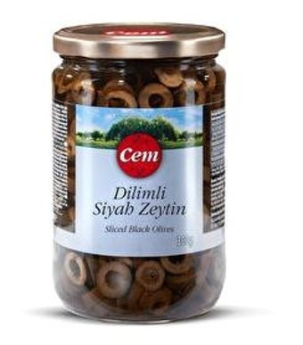 Ece Az Tuzlu Dilimli Siyah Zeytin Kavanoz 300 gr