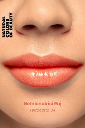 Bade Natural Terracotta No:04 Parlak Krem Stick Ruj