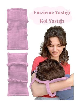 Joyous Mom & Kids Pamuklu Yıkanabilir Gül Kurusu Emzirme Yastığı