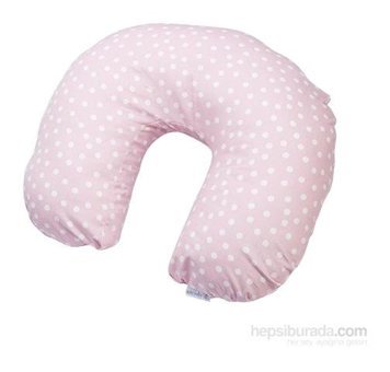 Aybi Baby Elyaf Sırt Destekli Yıkanabilir Pembe Emzirme Yastığı