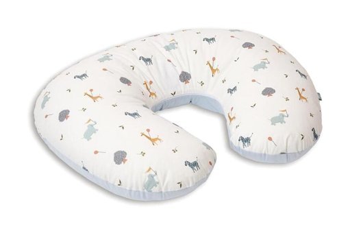 Fisher-Price Zoo Elyaf Sırt Destekli Yıkanabilir Mavi Emzirme Yastığı