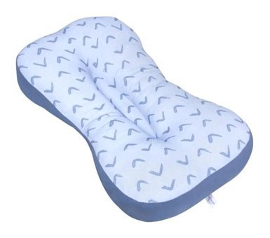 Sevi Bebe Çentik Desen Elyaf Yıkanabilir Gri Emzirme Yastığı