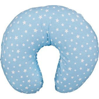 Bibaby 55950 Elyaf Sırt Destekli Yıkanabilir Mavi Emzirme Yastığı