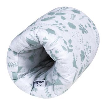 Sevi Bebe Art-208 Yaprak Desen Elyaf Yıkanabilir Yeşil Emzirme Yastığı