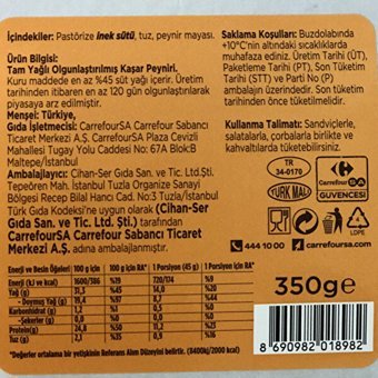Carrefour Eski Kaşar Peyniri 350 gr