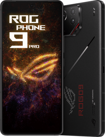 Asus ROG Phone 9 Pro 1 TB Hafıza 24 GB Ram 6.78 inç 50 MP Çift Hatlı AMOLED Ekran Android Akıllı Cep Telefonu Siyah