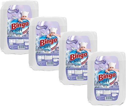 Bingo Soft Sensitive 50 Yıkama Yumuşatıcı 4x5 lt