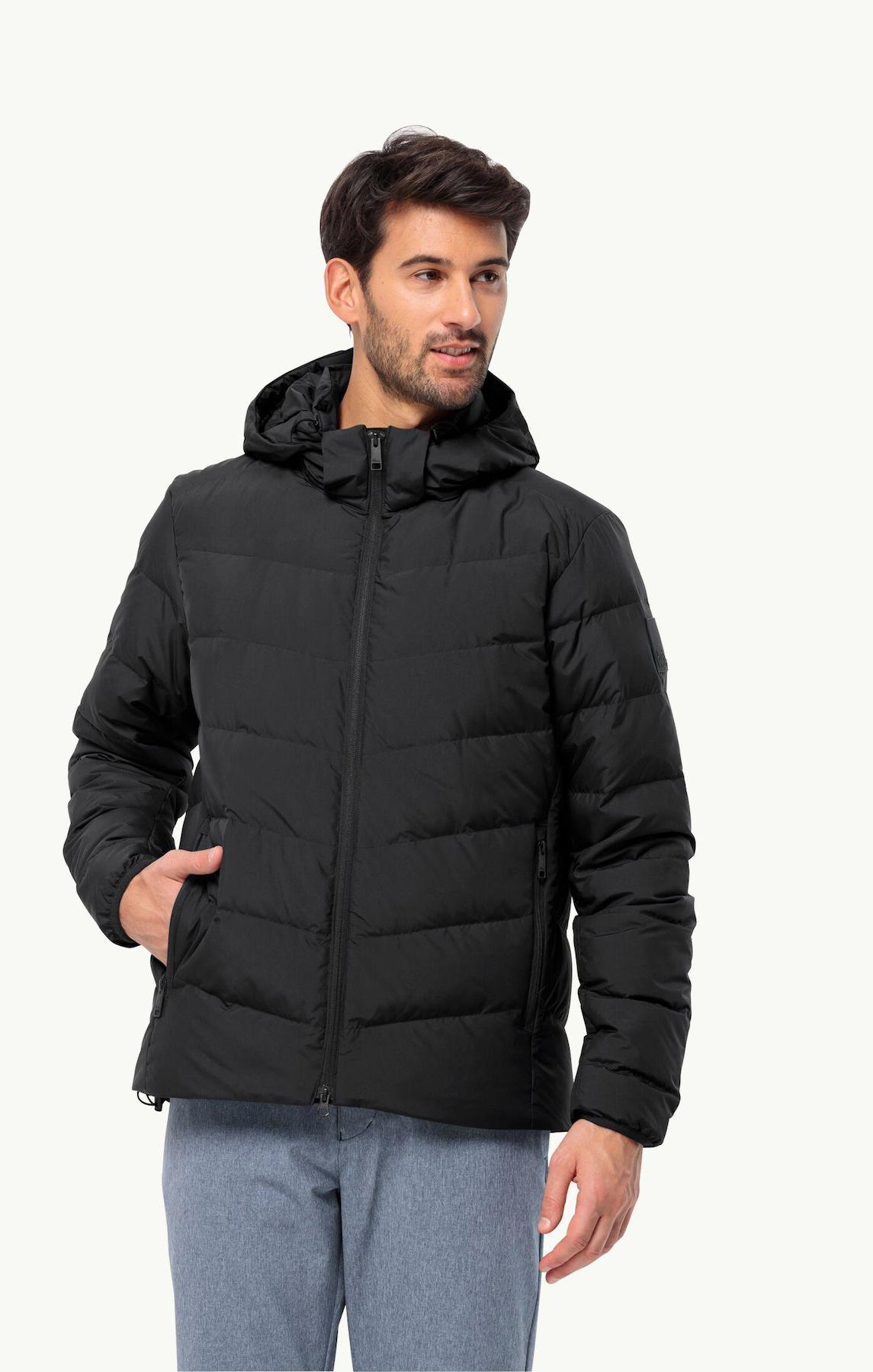 Jack Wolfskin Colonius Softshell Gore Tex Su Geçirmez Fermuarlı Polyester Erkek Outdoor Mont Siyah