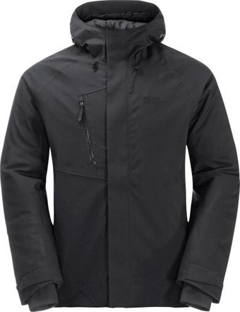 Jack Wolfskin Troposphere Softshell Gore Tex Su Geçirmez Fermuarlı Polyester Erkek Outdoor Mont Siyah