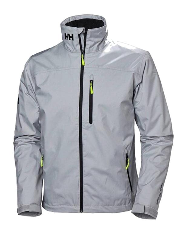 Hell Hansen Crew Hooded Midlayer Softshell Gore Tex Su Geçirmez Fermuarlı Polyester Erkek Outdoor Mont Gri