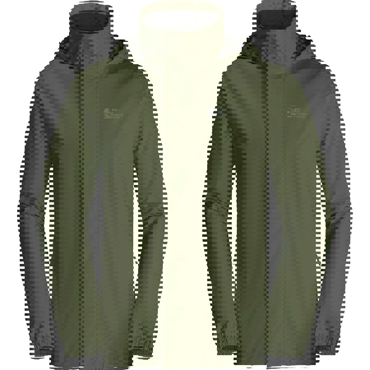 Jack Wolfskin Stormy Point Softshell Gore Tex Su Geçirmez Fermuarlı Polyester Erkek Outdoor Mont Haki