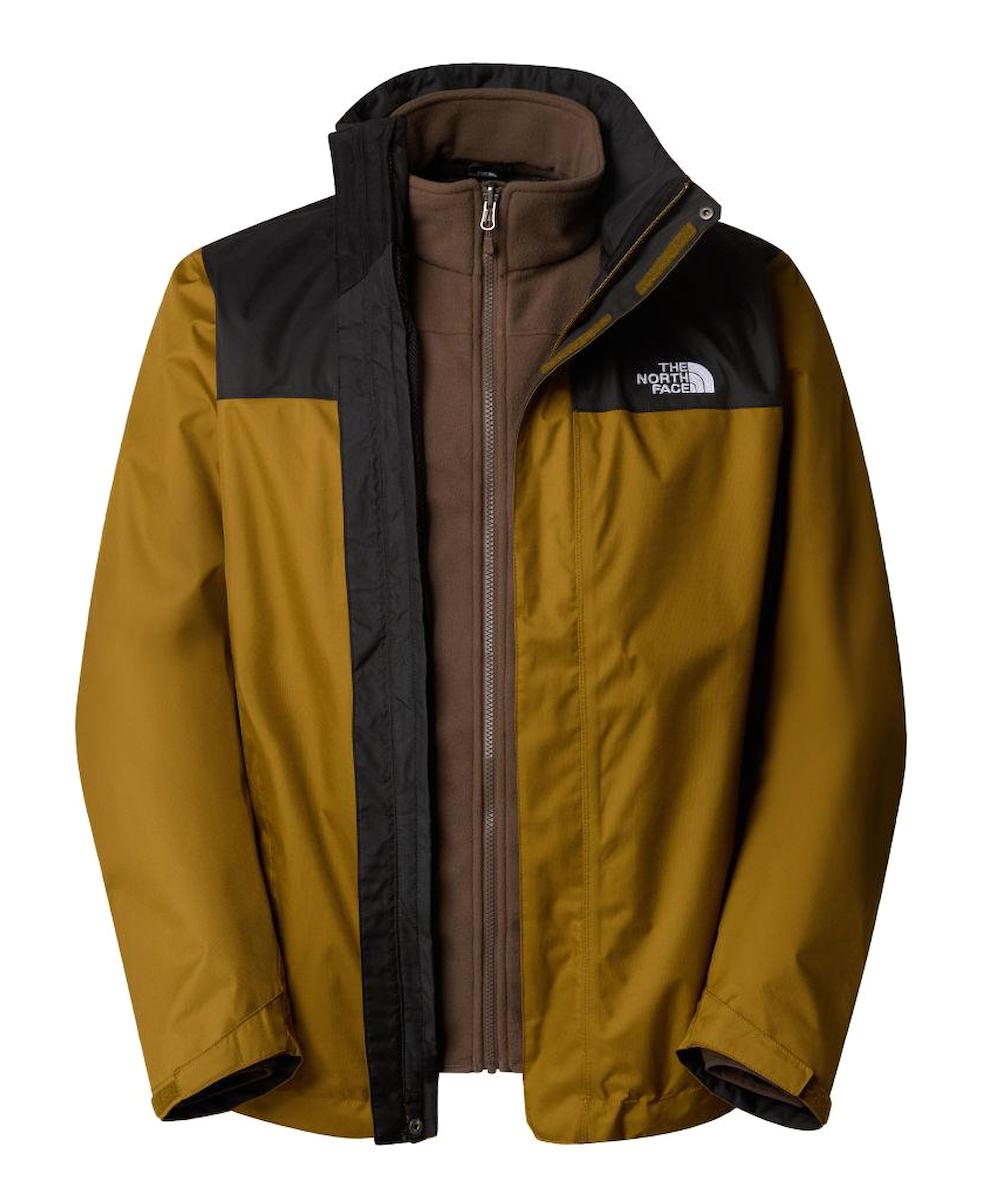 The North Face Evolve II Triclimate Softshell Gore Tex Su Geçirmez Fermuarlı Polyester Erkek NF00CG555HO1 Outdoor Mont Yeşil