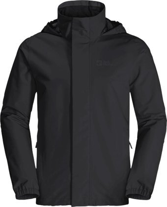 Jack Wolfskin Stormy Point Softshell Gore Tex Su Geçirmez Fermuarlı Polyester Erkek 1111142 Outdoor Mont Siyah